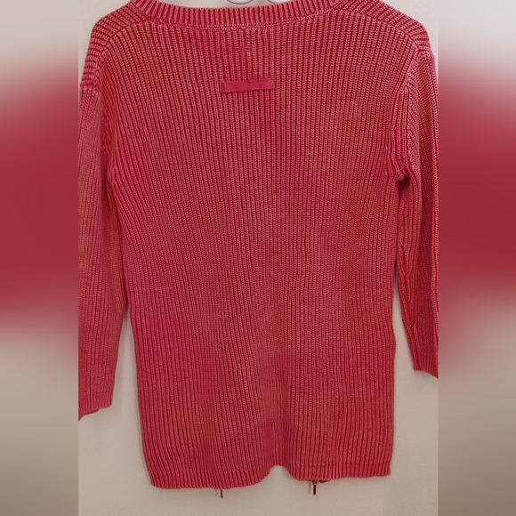 Tyler Boe mineral wash Shaker sweater size small pink NWT - Picture 3 of 8